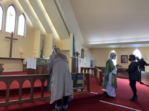 Receiving Eucharist