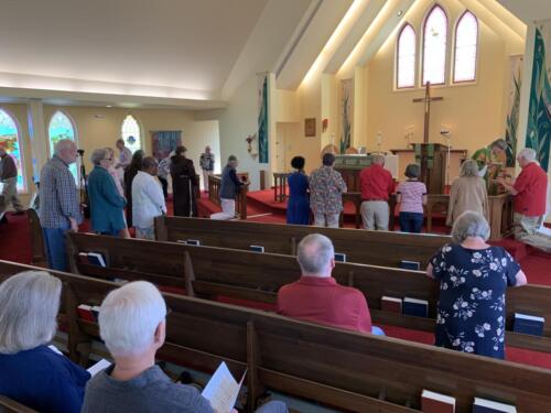 July 4 - Back at the Alter for Eucharist